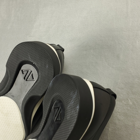 Amberjack The Original Oxford Leather Shoes Mens 7 Onyx Black Casual Dress - Picture 11 of 14